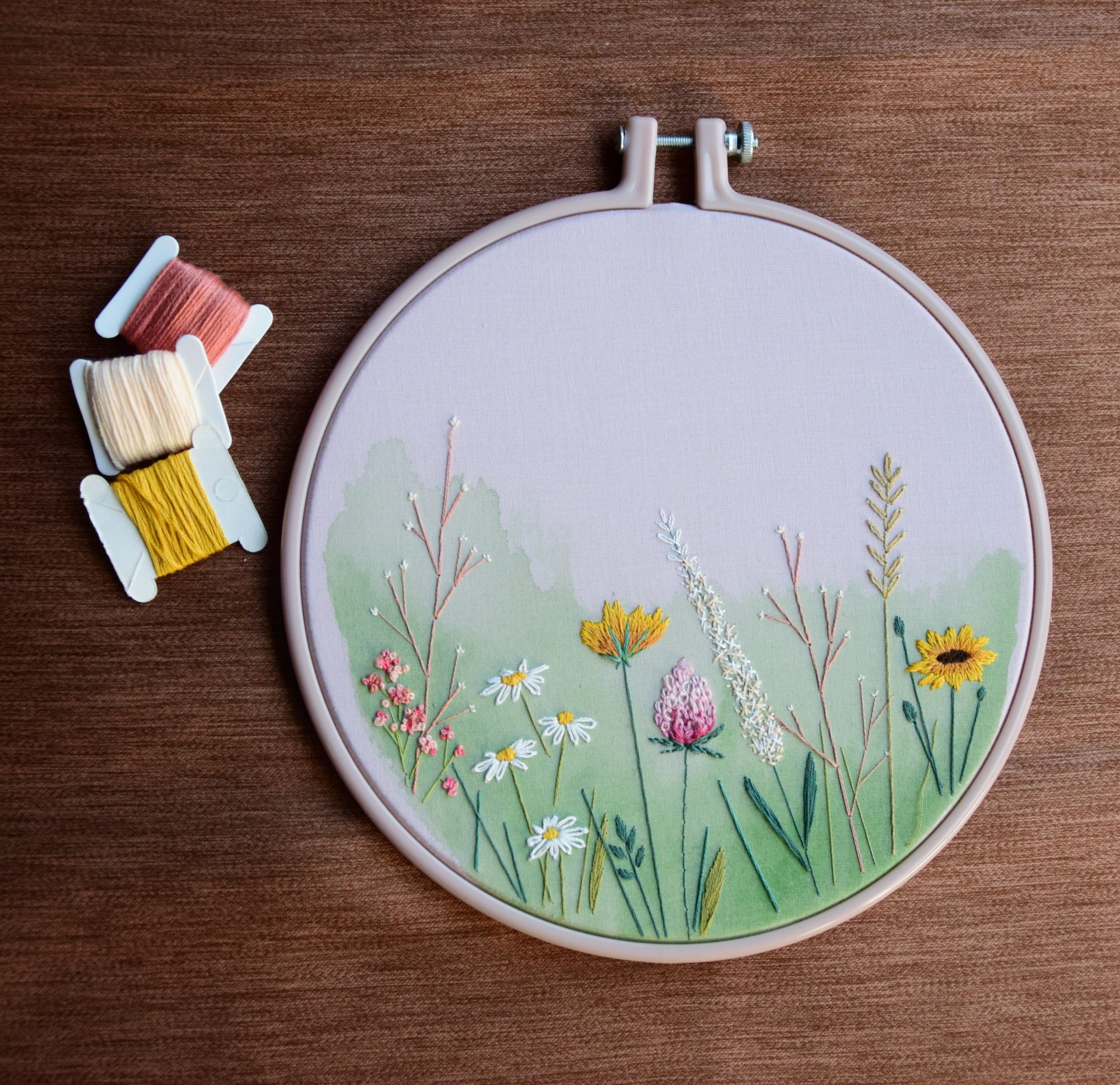 Borduurwerk wildflowers